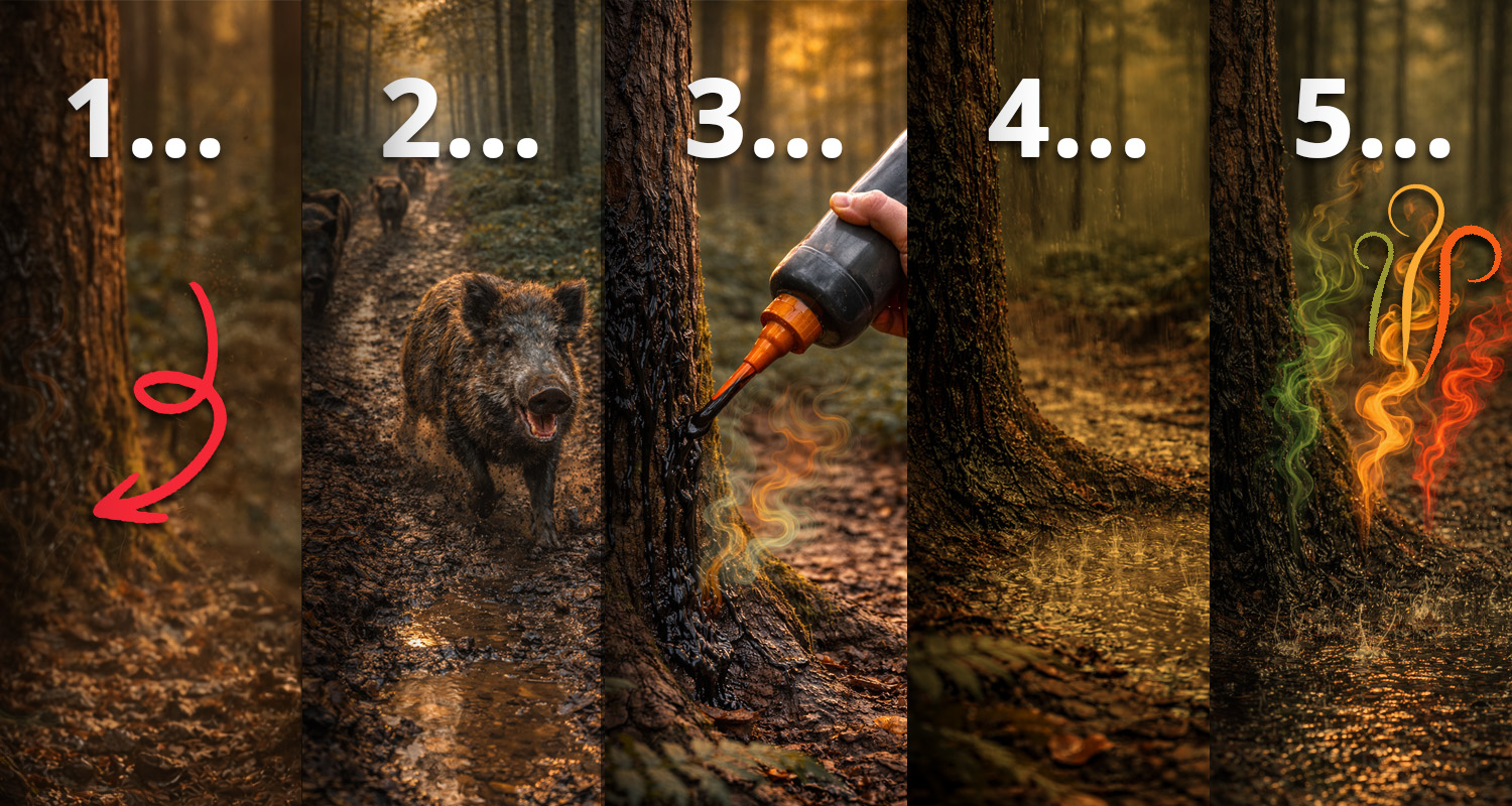 jak stosować wabiki na dziki