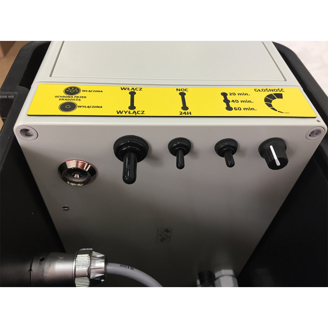 Płochacz - Profesjonalny dźwiękowy odstraszacz dzikiej zwierzyny leśnej do dużych powierzchni