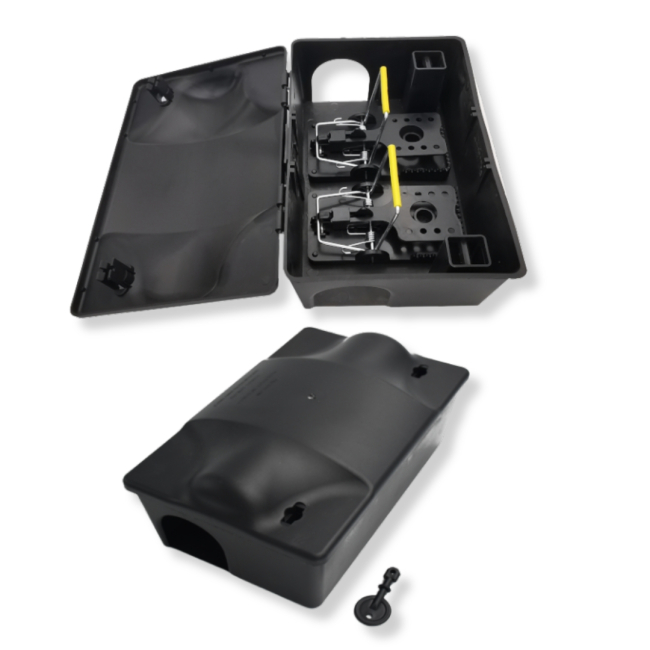 Multibox z dwiema pułapkami na szczury - bezpieczna i skuteczna eliminacja gryzoni