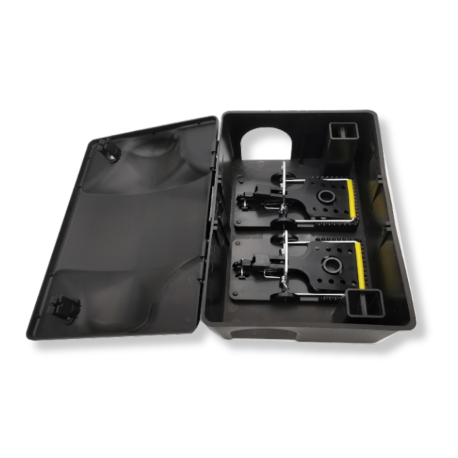 Multibox z dwiema pułapkami na szczury - bezpieczna i skuteczna eliminacja gryzoni