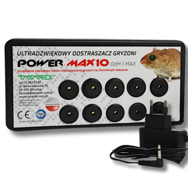 Odstraszacz gryzoni ODH POWER MAX 10 230 V