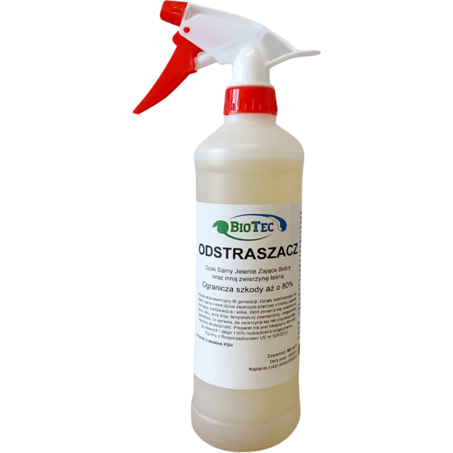 BioTec 0,5 l - ekologiczny odstraszacz zapachowy na dziką zwierzynę