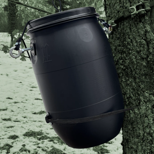 Mobilne nęcisko 60 l zdalnie sterowany paśnik